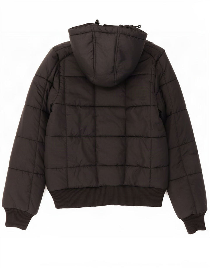 Jachetă căptușită cu glugă Adidas pentru femei EU 32 XS poliester negru