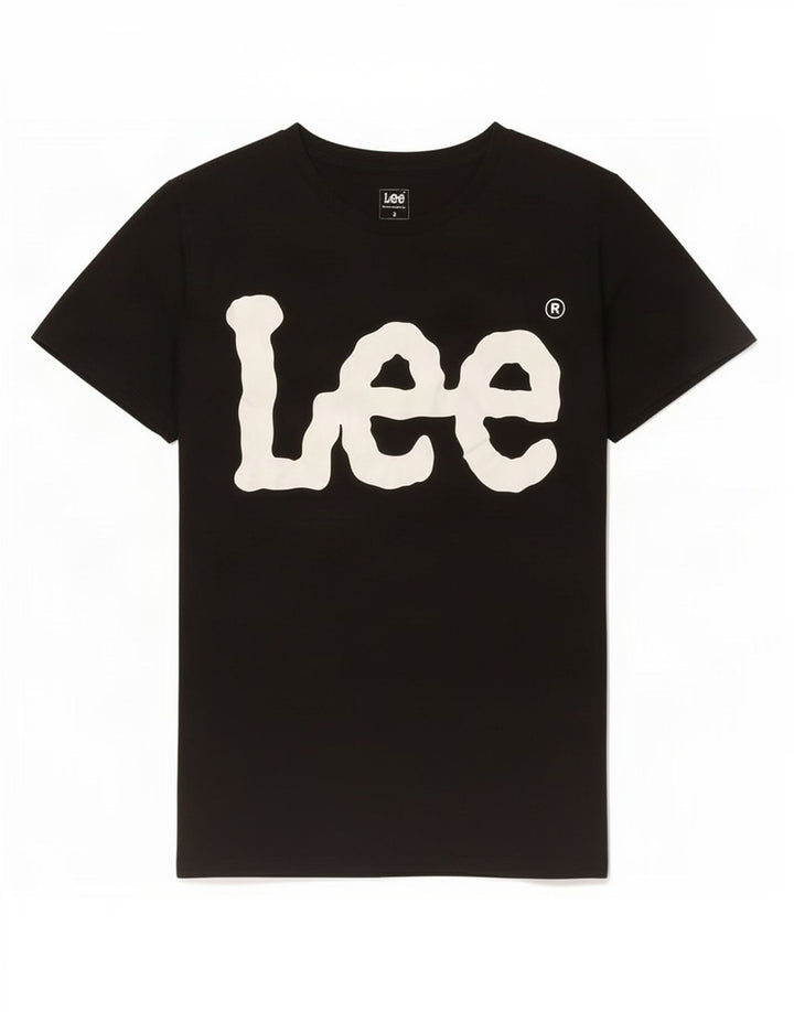 Tricou grafic pentru bărbați Lee Top mic, negru, bumbac