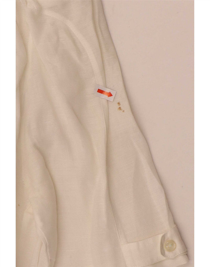 Bluză cămașă cu mânecă scurtă pentru femei Alexander UK 14 Large White