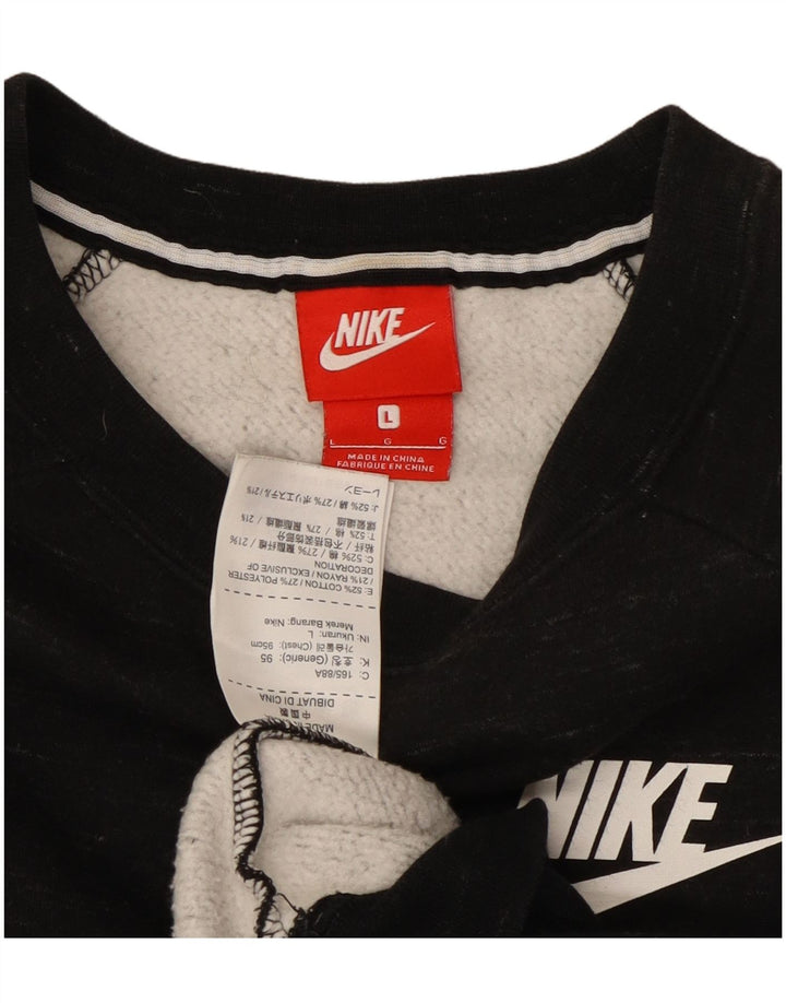Pulover Nike pentru femei UK 16, mare, bumbac cu pete negru