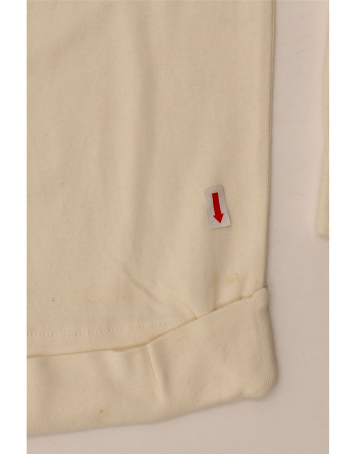 Top supradimensionat pentru femei ORVIS, cu mâneci 3/4 UK 14, bumbac mediu bej