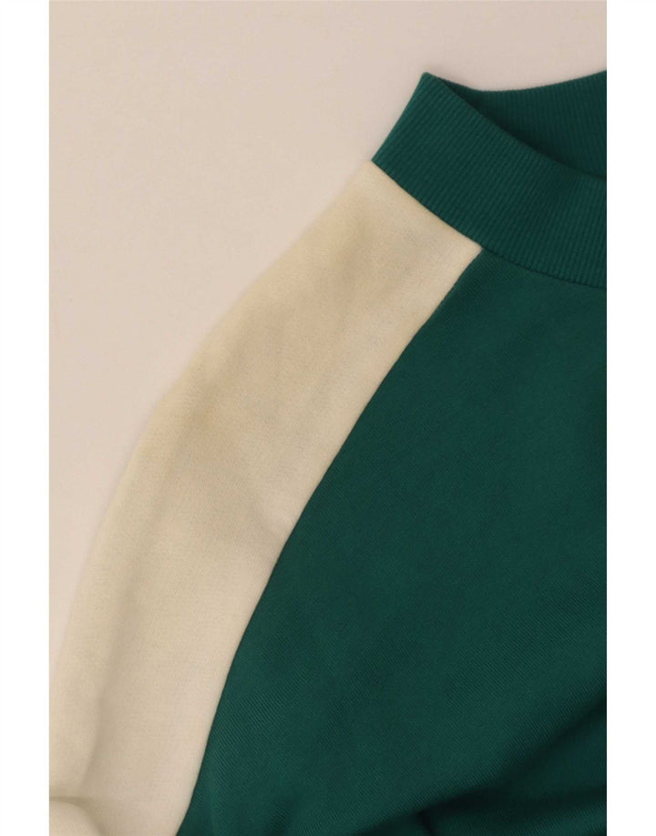 Pulover Puma pentru bărbați, bumbac color bloc verde mic