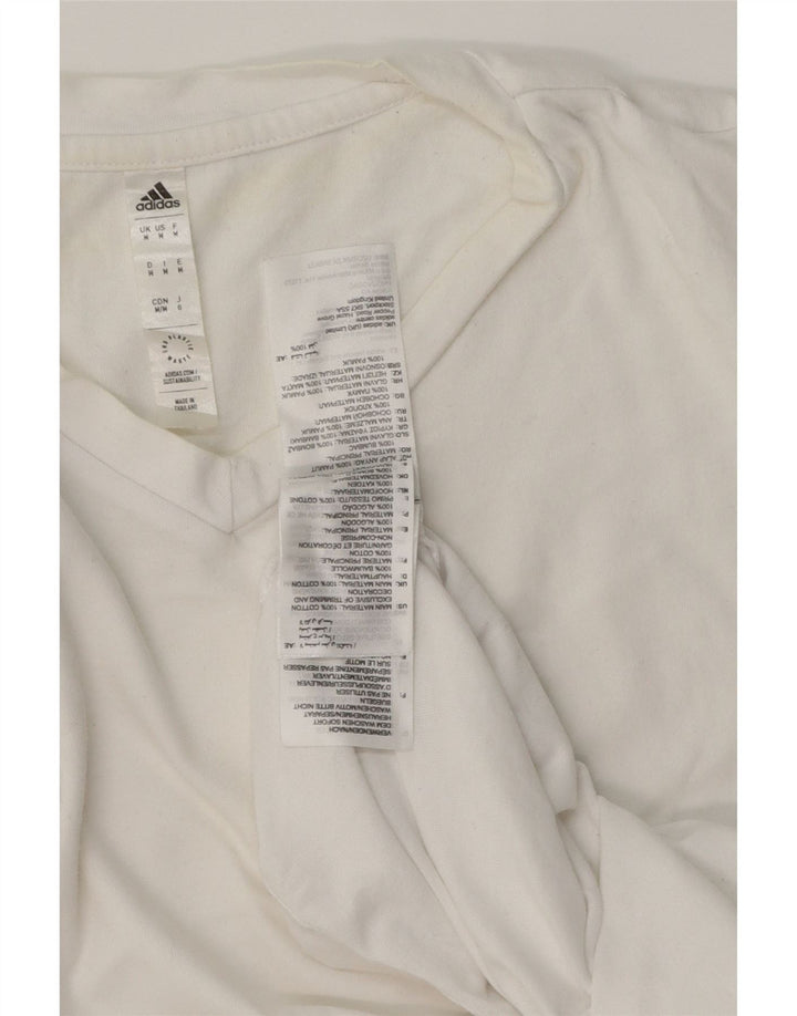 Tricou pentru bărbați ADIDAS Top Medium Alb Bumbac