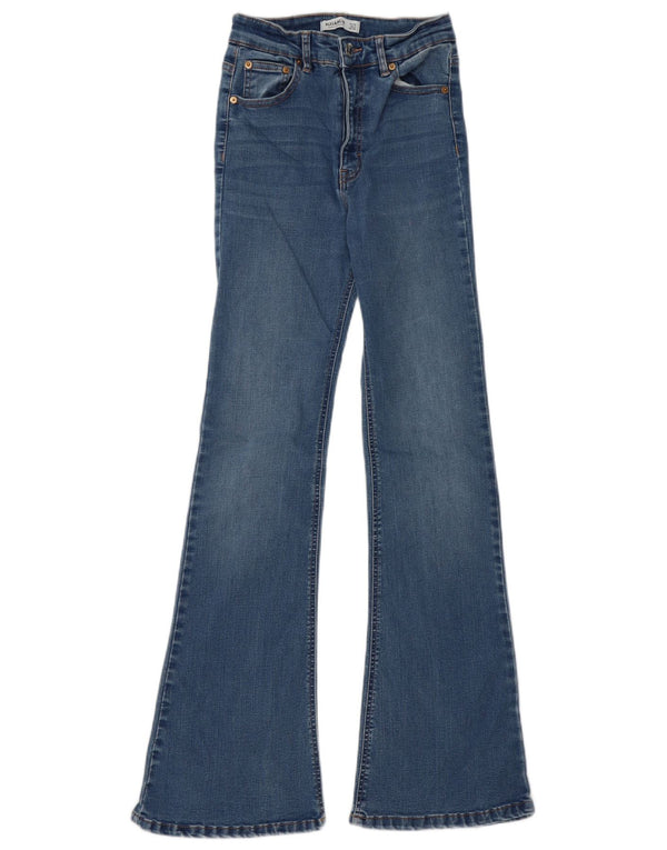 Blugi evazați pentru femei Pull & Bear EU 36 Small W26 L32 Albastru