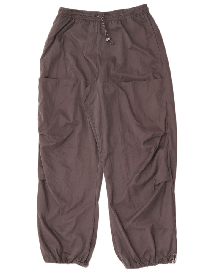 Pantaloni de trening cargo pentru femei Zara Pantaloni de jogging UK 14 Poliester gri mare