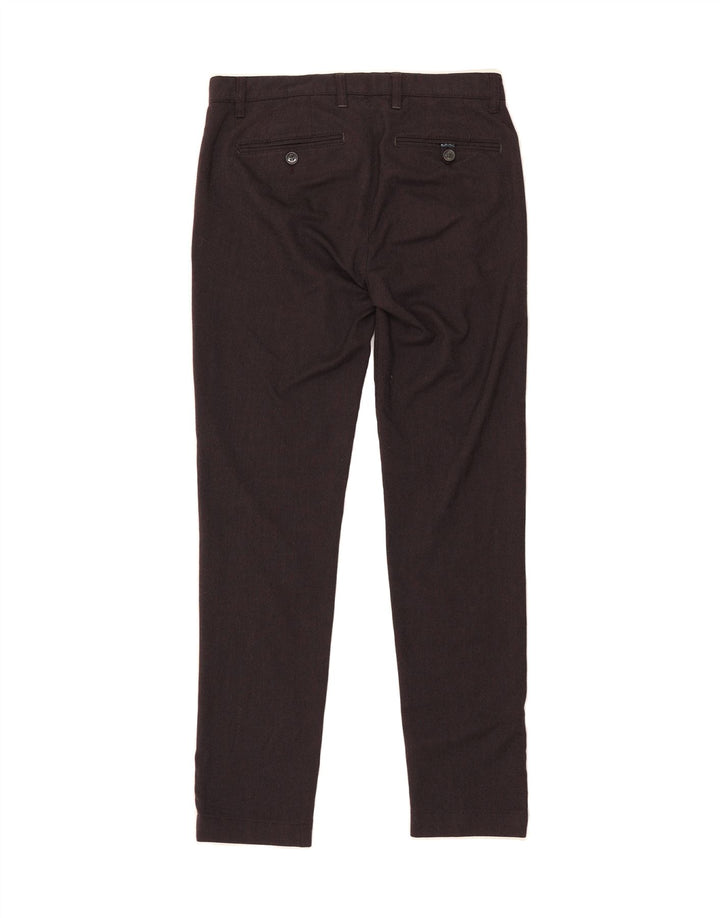TED BAKER Mens Straight Suit Trousers W30 L30 Brown Polyester Vintage Ted Baker and Second-Hand Ted Baker from Messina Hembry 