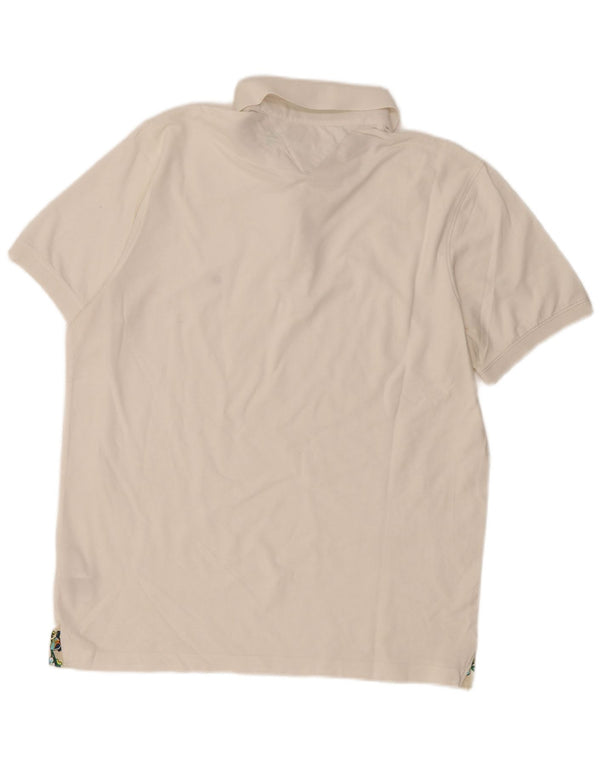 Tricou polo Tommy Hilfiger pentru bărbați, 2XL, alb, bumbac