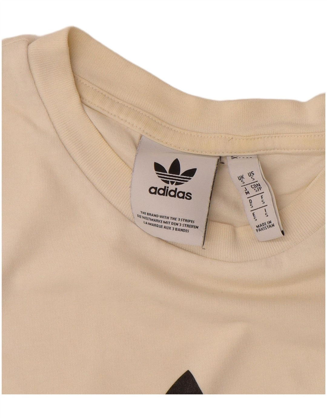 Tricou grafic ADIDAS pentru bărbați Top mic din bumbac alb