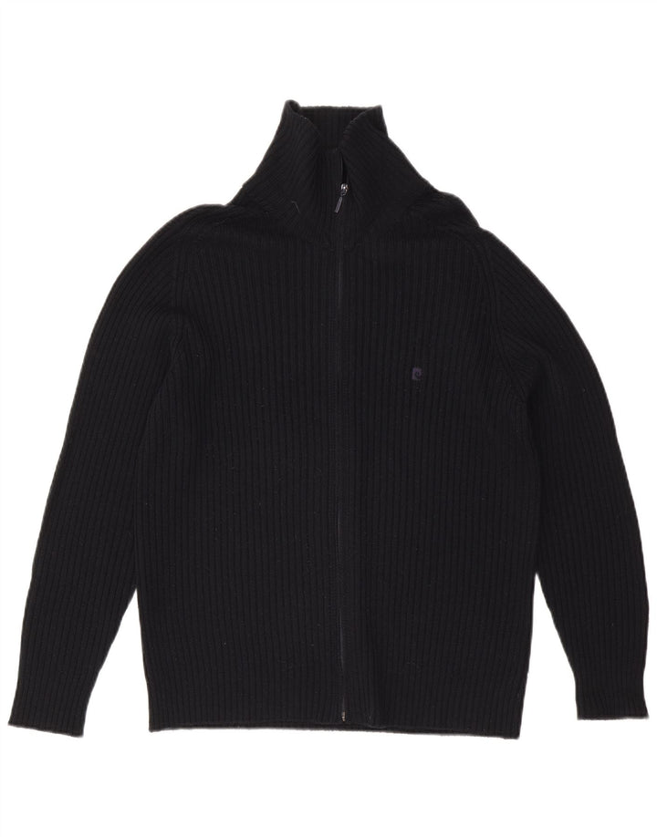 Pulover cardigan pentru bărbați Pierre Cardin, albastru bleumarin mediu