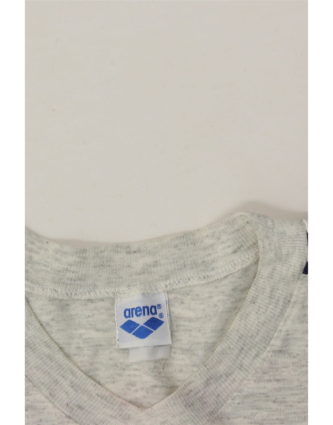ARENA Mens Graphic T-Shirt Top Medium Grey Flecked Cotton Vintage Arena and Second-Hand Arena from Messina Hembry 