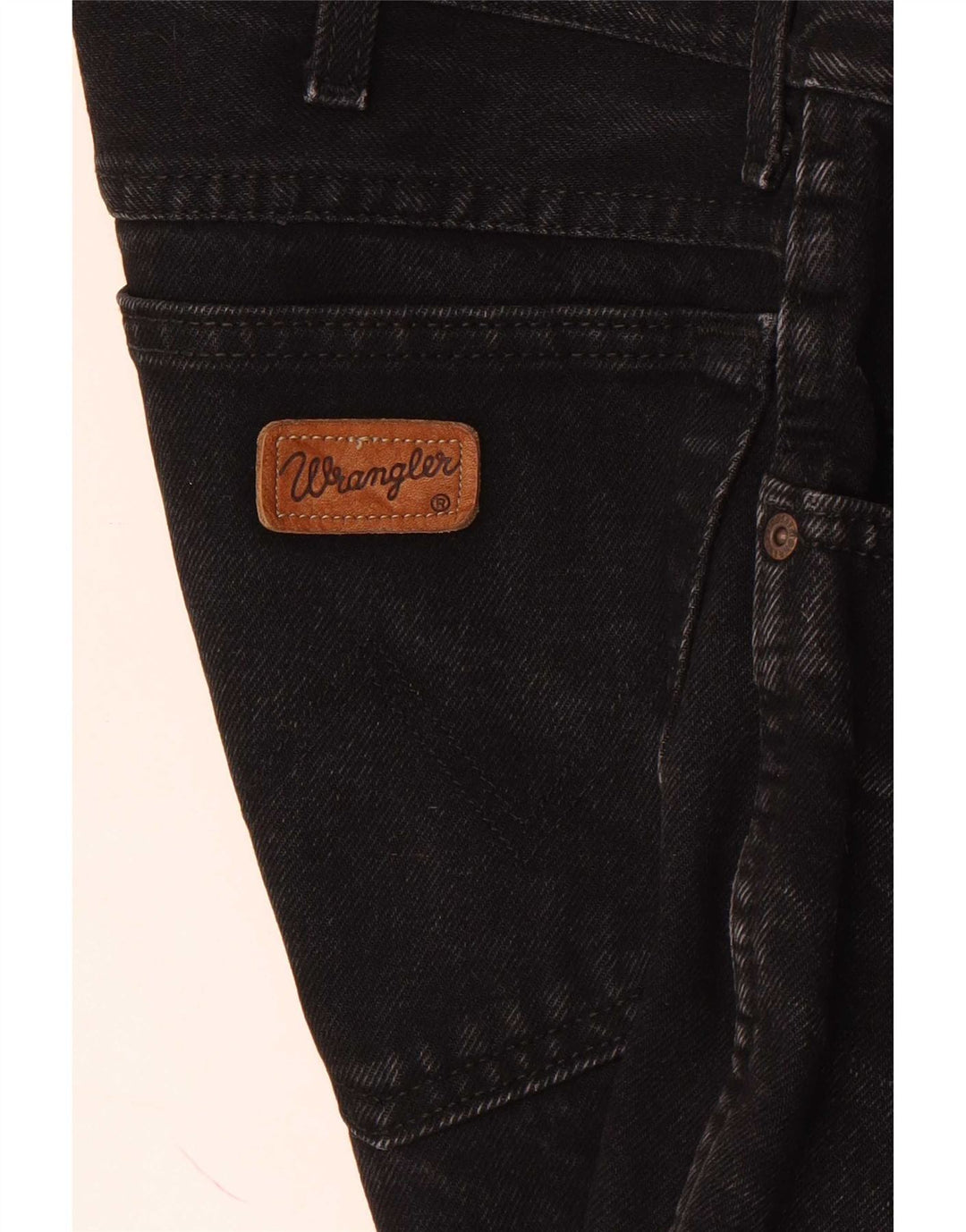 Blugi drepti pentru bărbați Wrangler W32 L29 negri