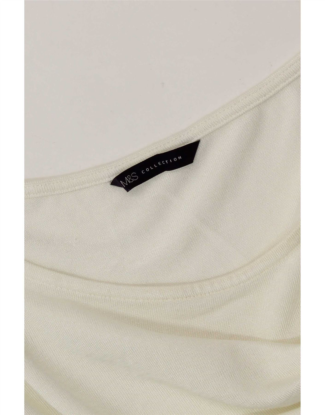 Top pentru femei Marks & Spencer cu mâneci 3/4 UK 18 XL alb