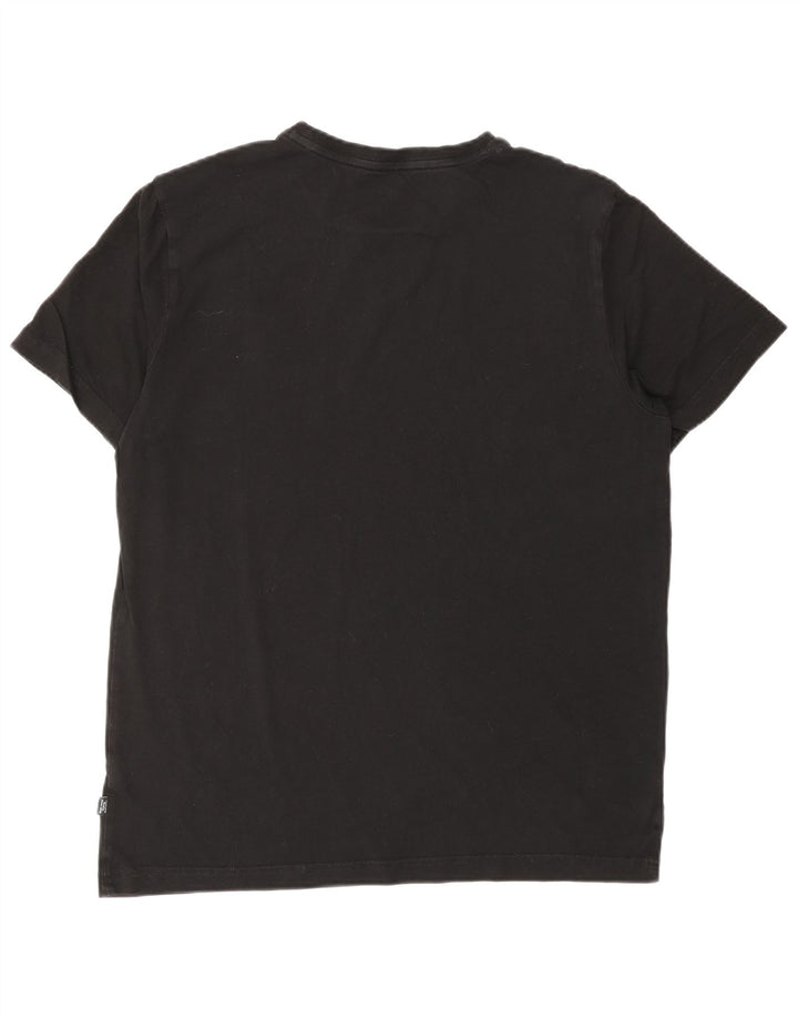 Tricou grafic PUMA pentru bărbați Top mediu negru