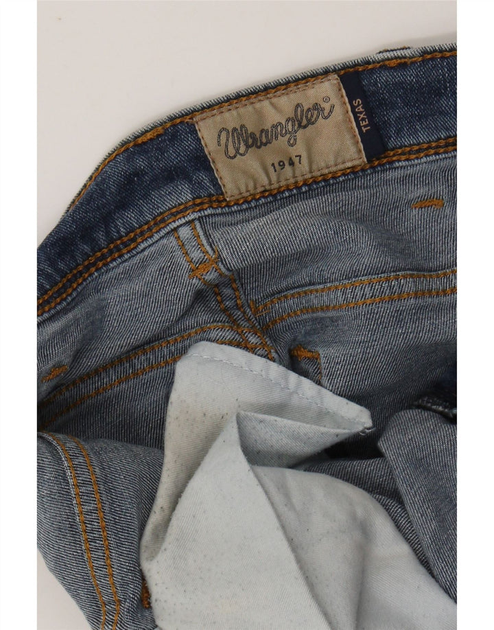 Blugi drepte pentru bărbați WRANGLER Texas W28 L30 albastru