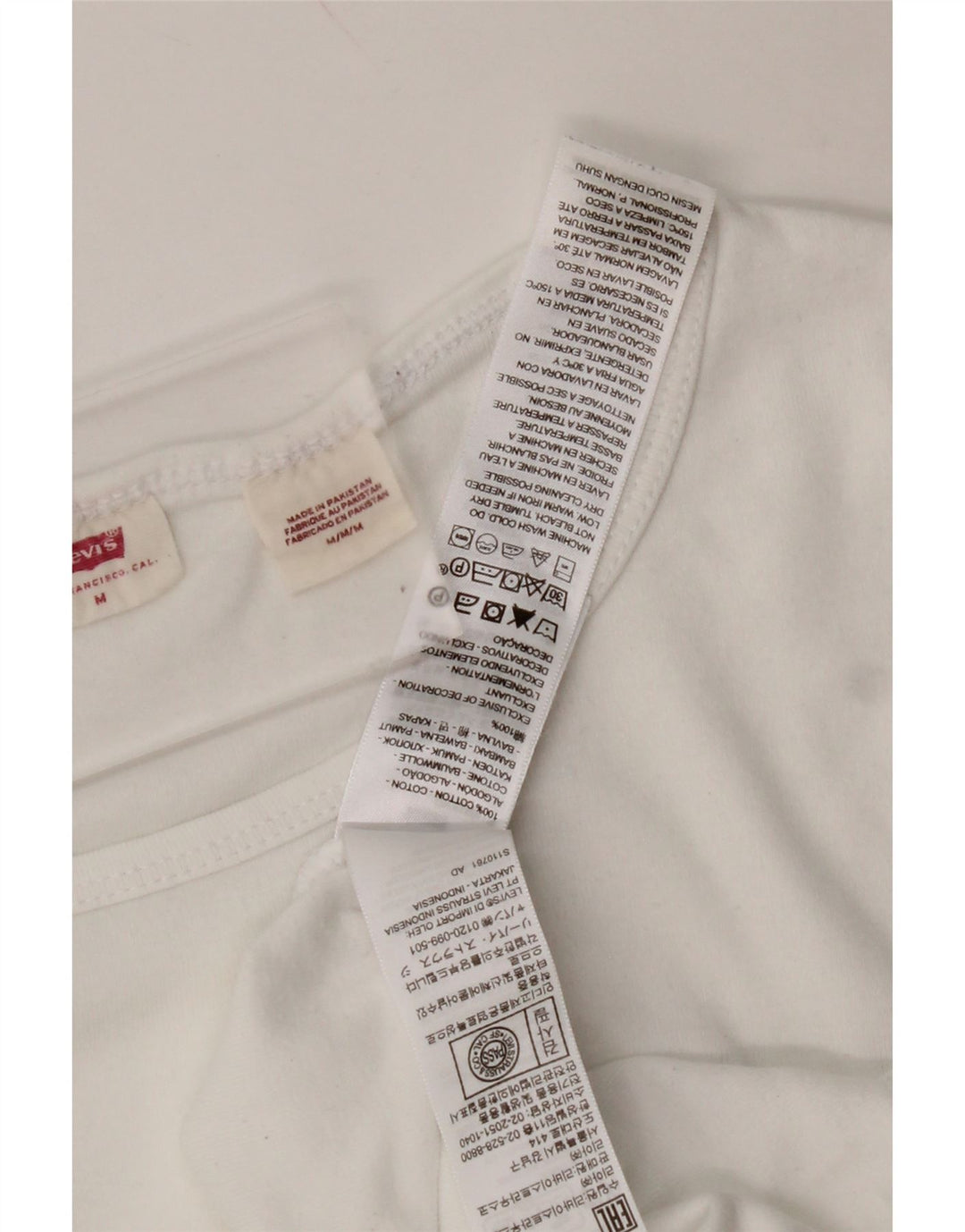 Tricou pentru femei LEVI'S Top UK 12 Medium White Bumbac