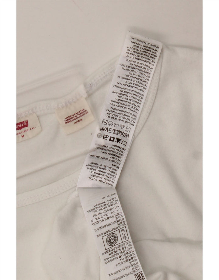 Tricou pentru femei LEVI'S Top UK 12 Medium White Bumbac