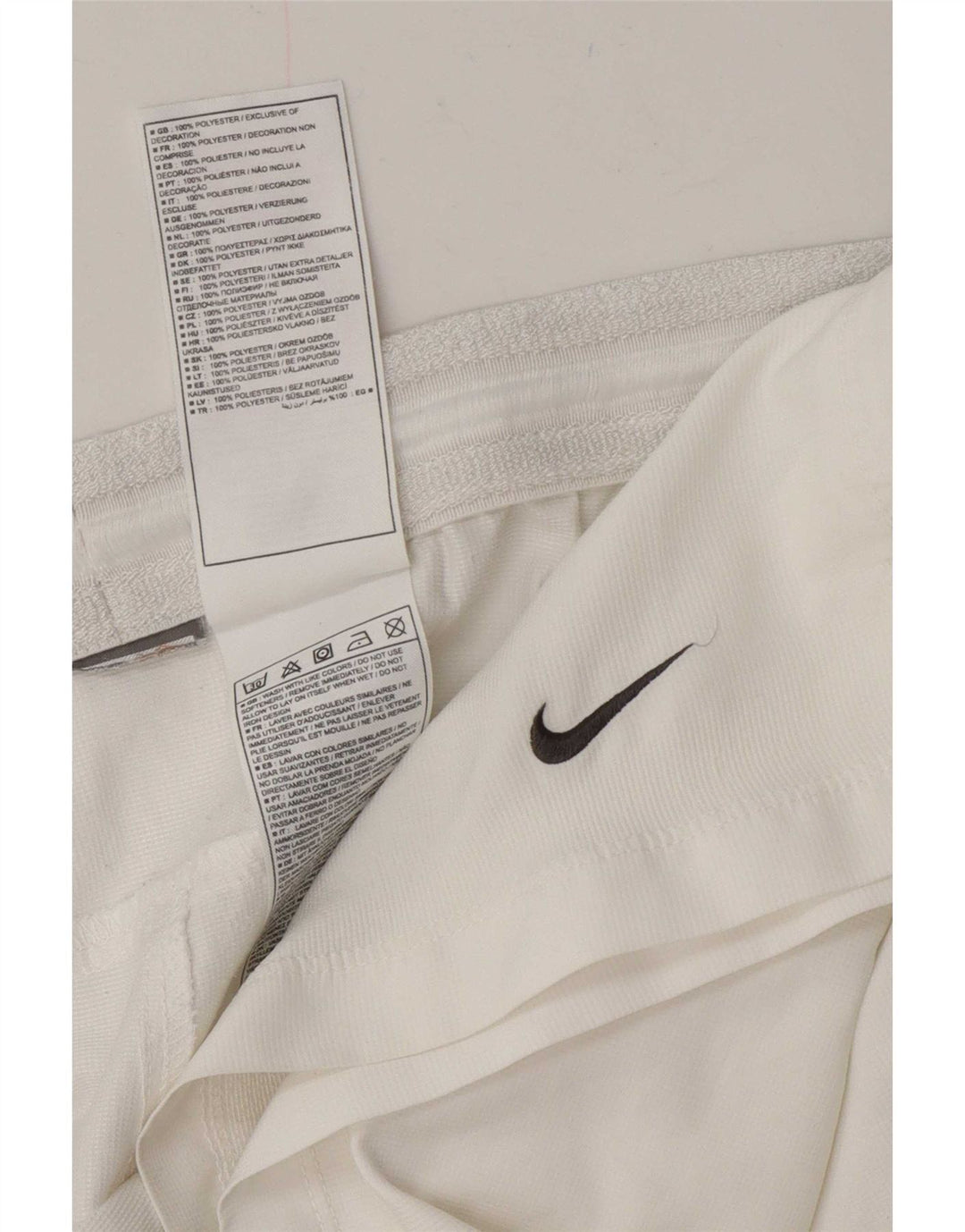 Pantaloni scurți sport Nike pentru bărbați XL, alb, poliester