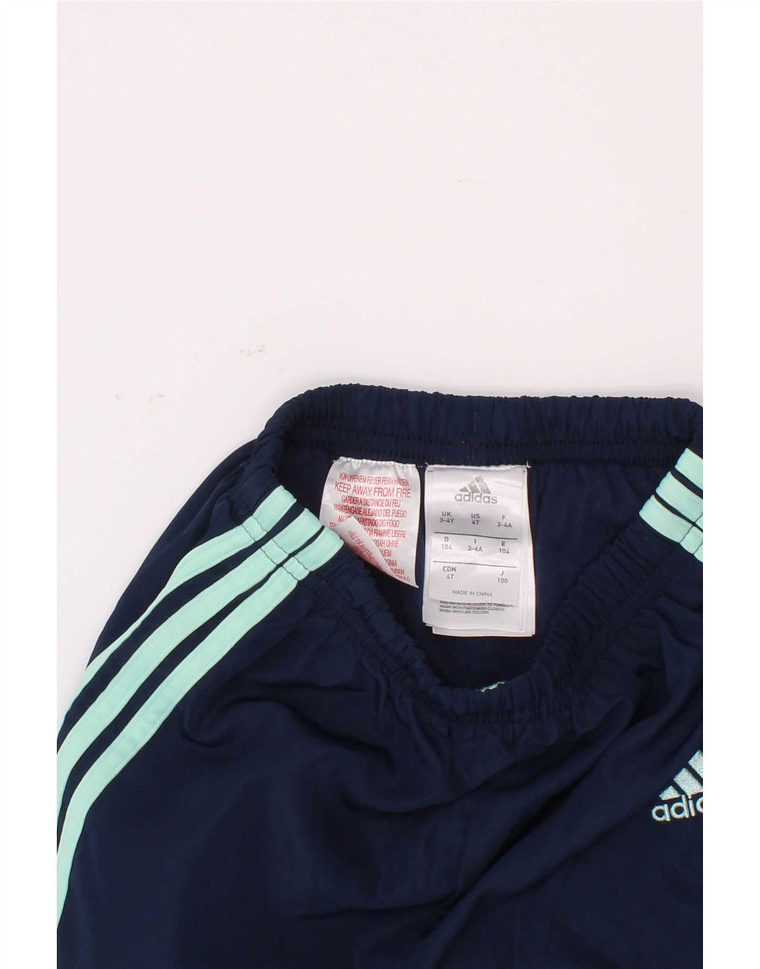 Adidas Băieți Pantaloni Trening Pantaloni Joggeri 3-4 Ani Bleumarin Poliester