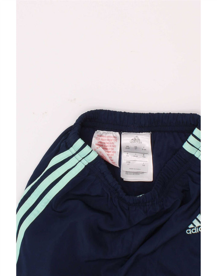 Adidas Băieți Pantaloni Trening Pantaloni Joggeri 3-4 Ani Bleumarin Poliester