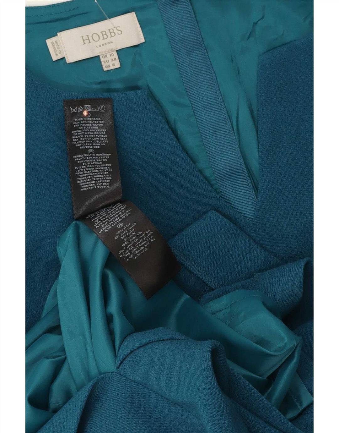 Rochie Hobbs pentru femei UK 10 Small Blue Poliester
