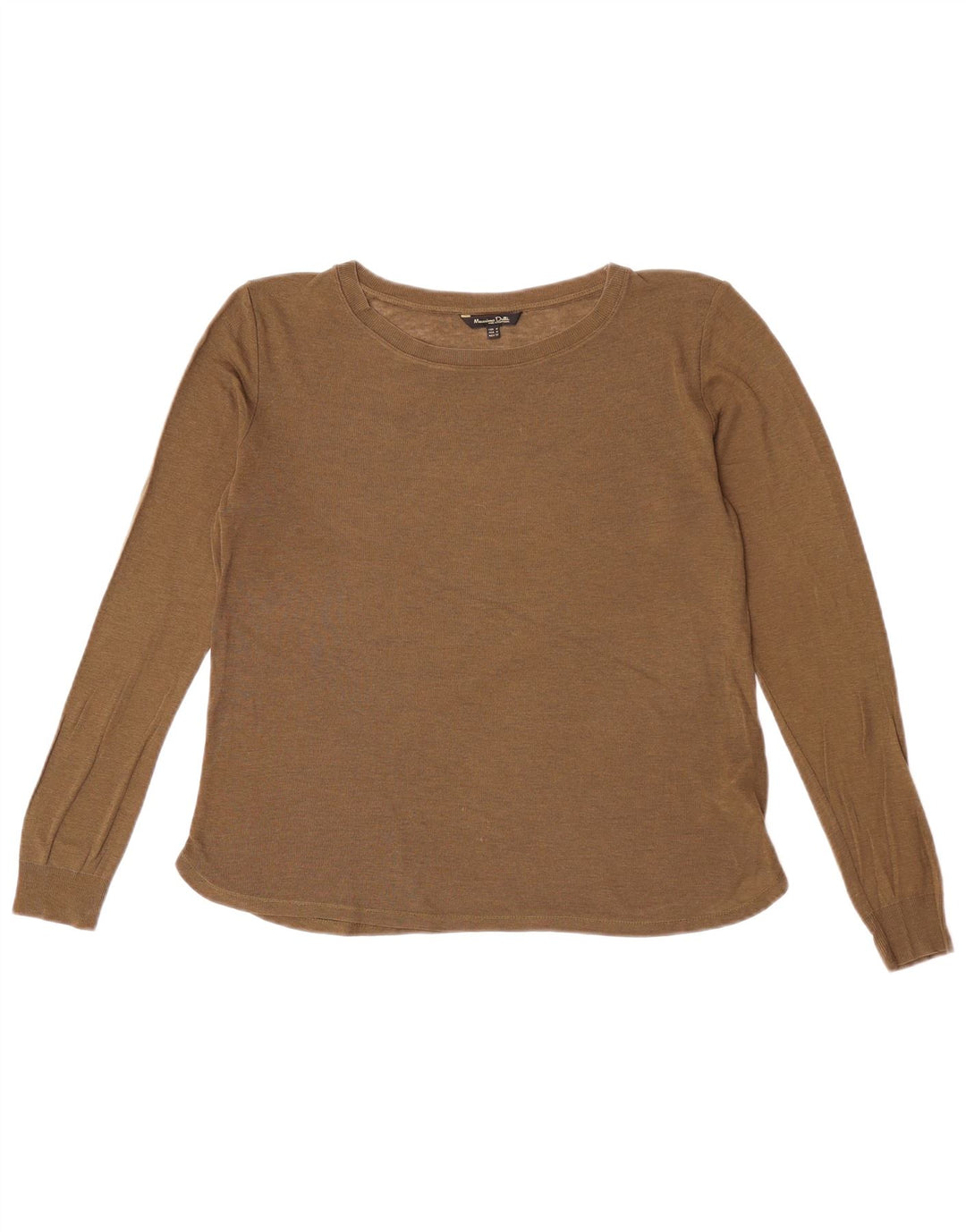 Pulover Massimo Dutti pentru damă, cu gât de barcă, pulover UK 14 Medium Khaki Lyocell