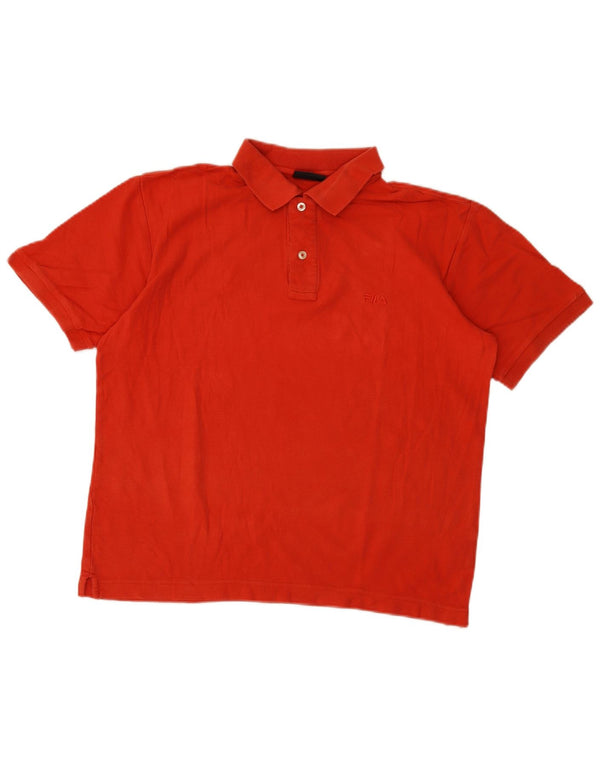 Tricou polo Fila pentru bărbați, roșu mediu