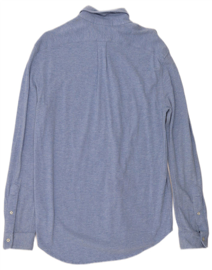 Cămașă pentru bărbați Ralph Lauren mic albastru bumbac