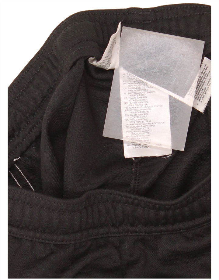 Pantaloni de trening Adidas Climalite pentru bărbați, poliester negru mic