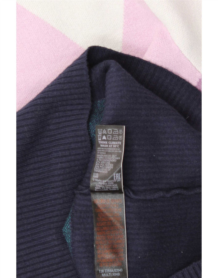 Pulover cu gât țestoasă pentru femei Marks & Spencer UK 14 mare, multicolor