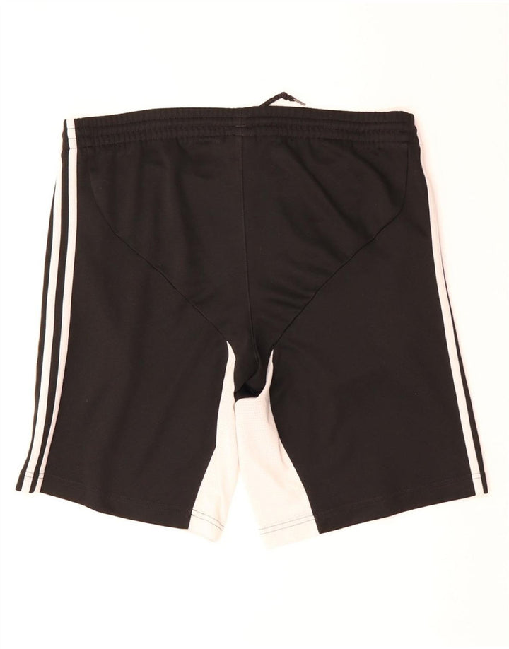 Pantaloni scurți sport ADIDAS pentru bărbați, mari, negru, poliester color bloc