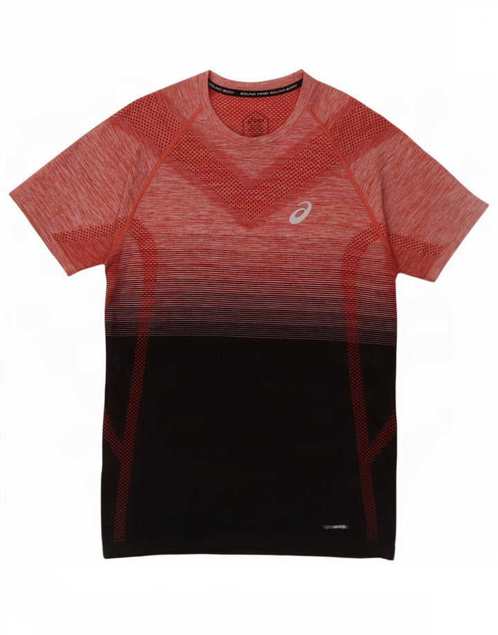 Tricou pentru bărbați Asics Top Medium Red Colorblock