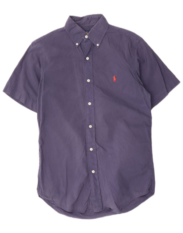 Polo cu mânecă scurtă pentru bărbați Ralph Lauren XS Bumbac bleumarin
