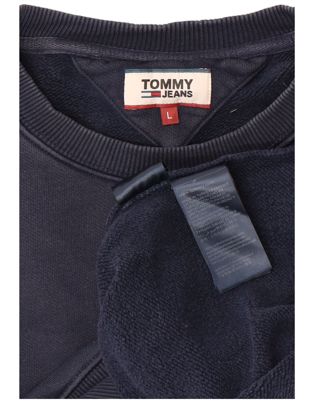 TOMMY HILFIGER Pulover supradimensionat pentru femei UK 16 Mare bleumarin