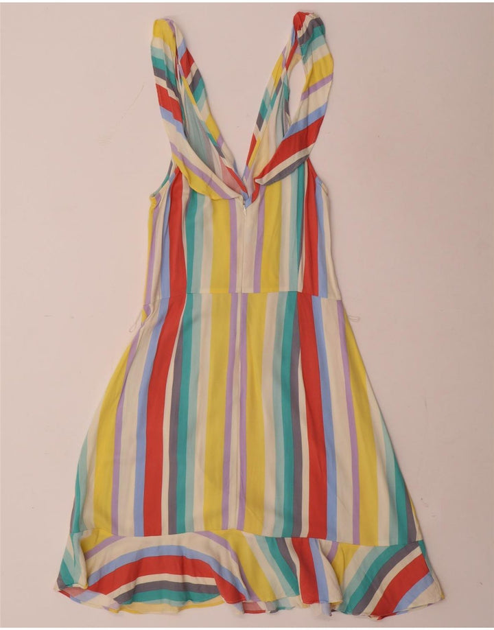 Rochie de soare pentru femei Oasis UK 12 Medium, multicoloră, în dungi, viscoză