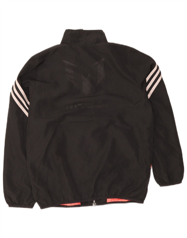 Jachetă de trening pentru băieți Adidas 11-12 ani, poliester negru