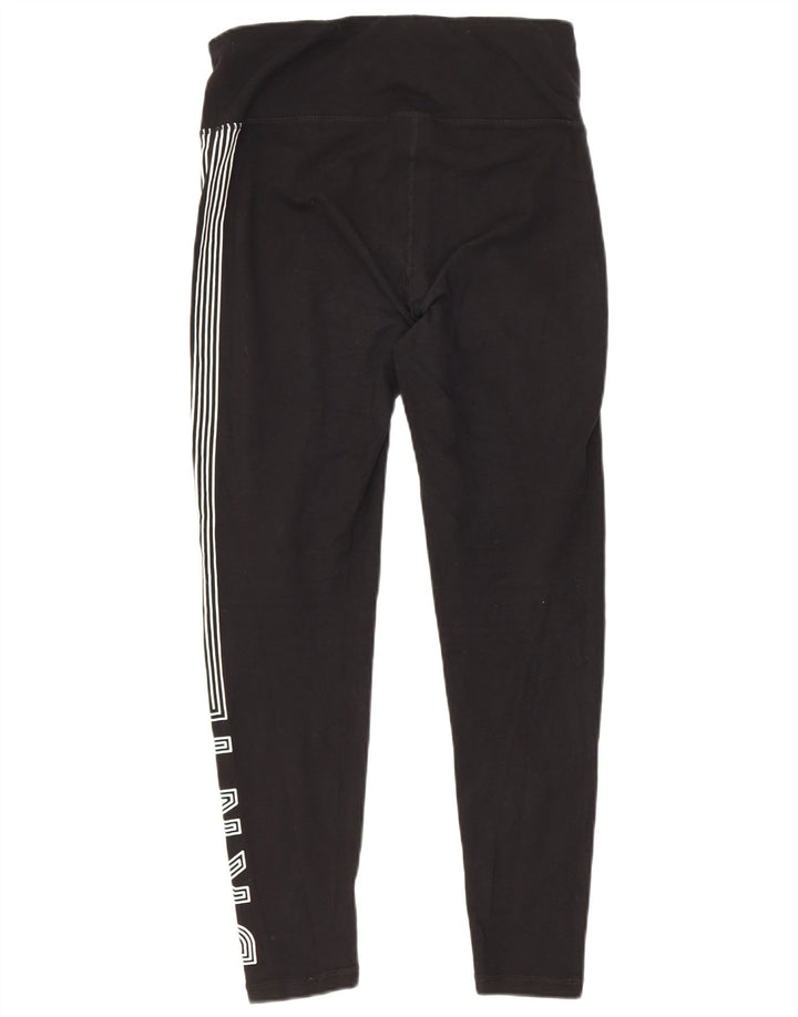 Dkny Leggings cu grafic pentru femei, bumbac negru mic