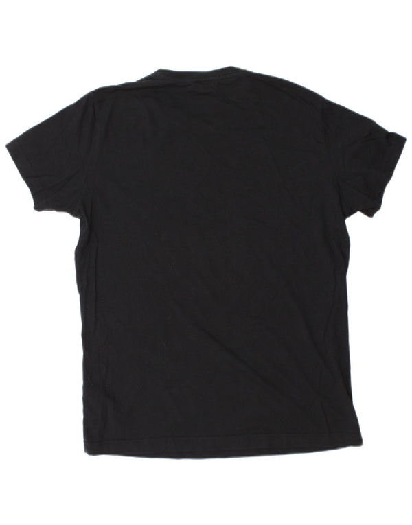 Tricou grafic pentru băieți Diesel Top 15-16 ani mare bumbac negru