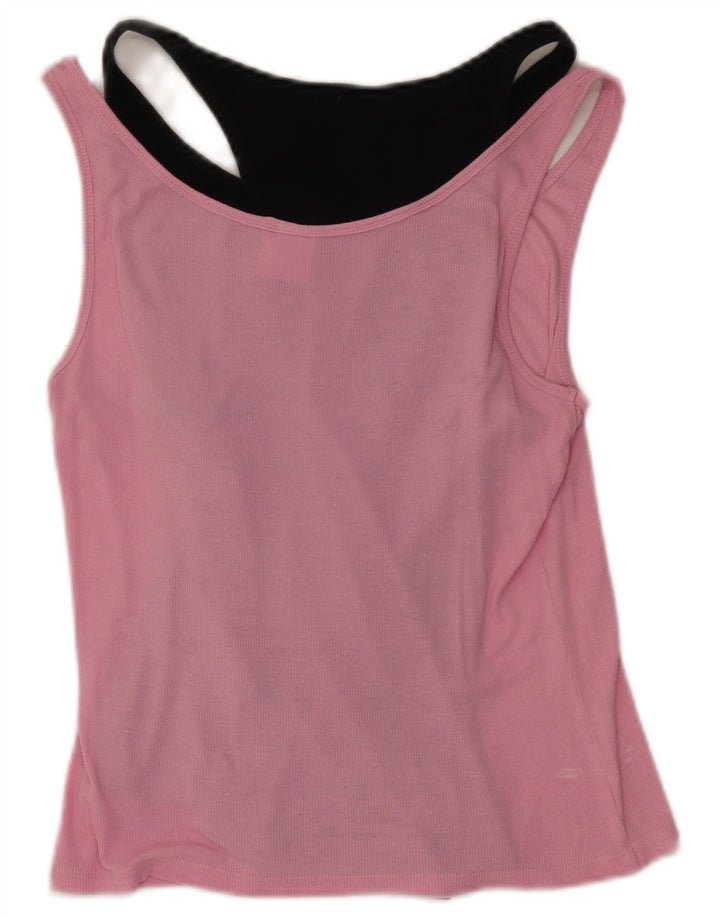 Arena pentru femei Vest Top UK 12 Medium Pink Colorblock Bumbac