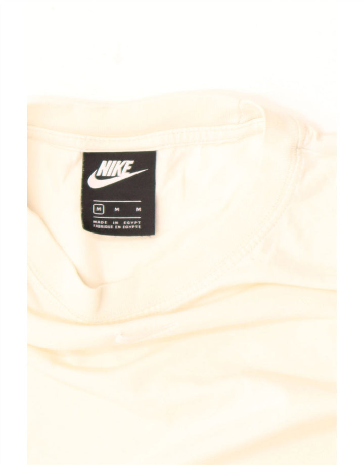 Top pentru bărbați Nike cu mânecă lungă, alb mediu