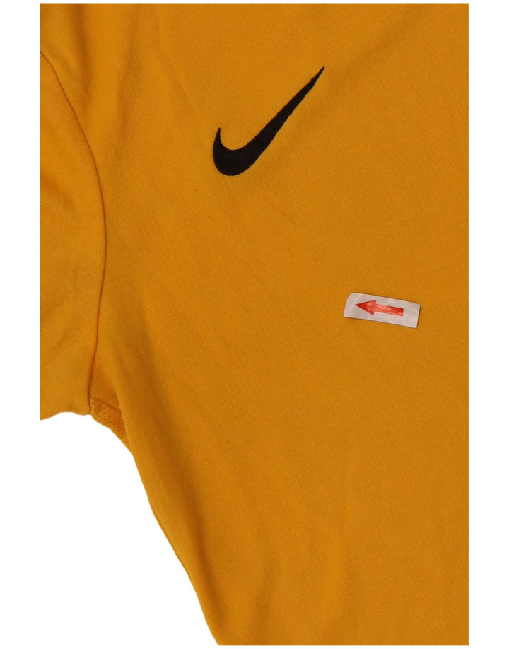 Tricou Nike Dri Fit pentru băieți Top 12-13 ani Poliester galben mare