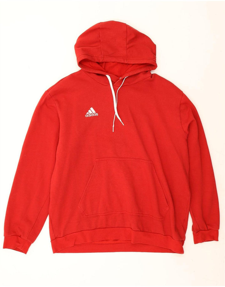 Pulover Adidas pentru bărbați, bumbac roșu XL