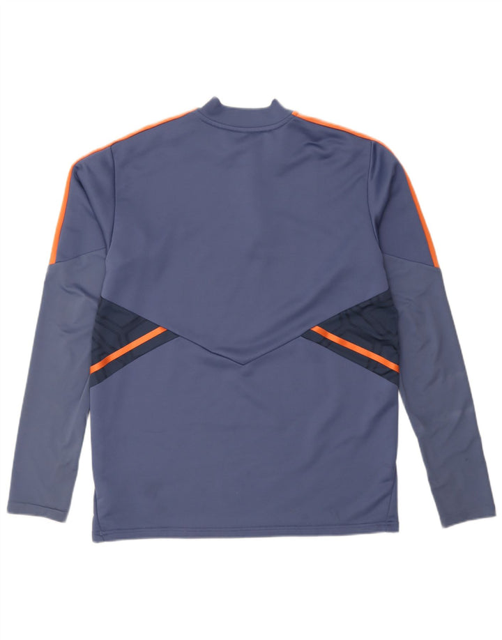 Adidas pentru bărbați Manchester United Pullover Trening Top Large Blue Colorblock