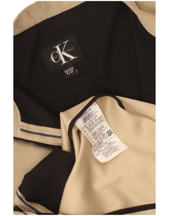 Palton pentru femei Calvin Klein EU 42 Poliester mare, bej