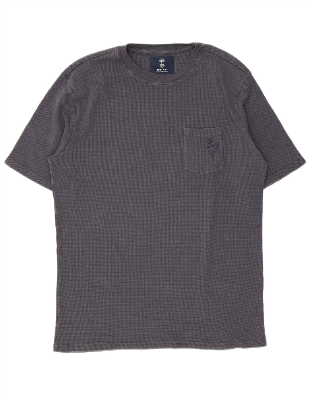 Tricou grafic pentru bărbați Nerve Top 2XL bumbac gri