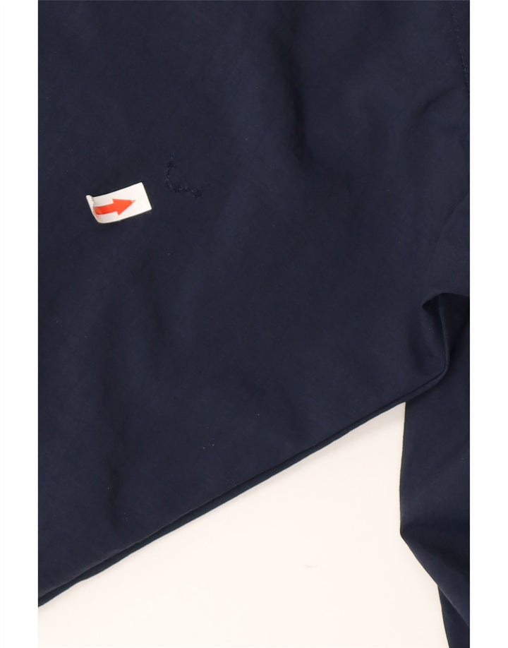 TIMBERLAND Jachetă de ploaie cu glugă pentru bărbați Marea Britanie 42 XL Nailon bleumarin