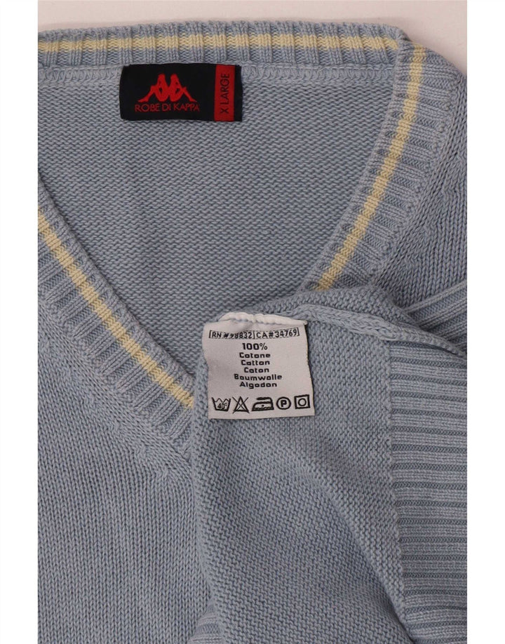 Kappa Vestă pentru bărbați Tank Top XL Blue Bumbac