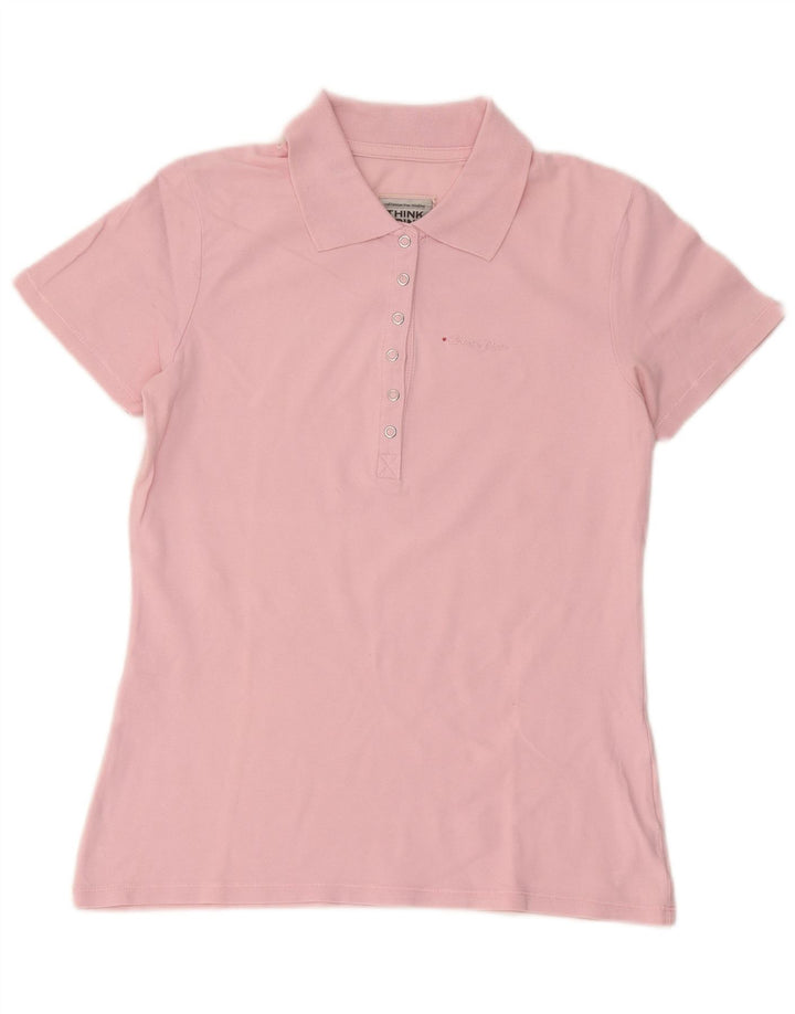 Tricou polo Think Pink pentru femei UK 14 mare