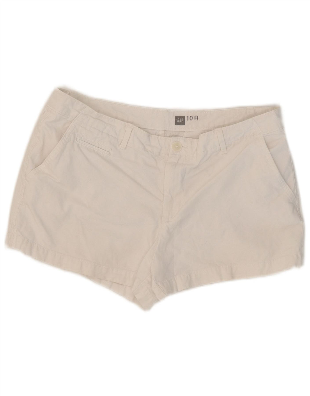 Pantaloni caldi pentru femei Gap US 10 Large W32 Bumbac alb