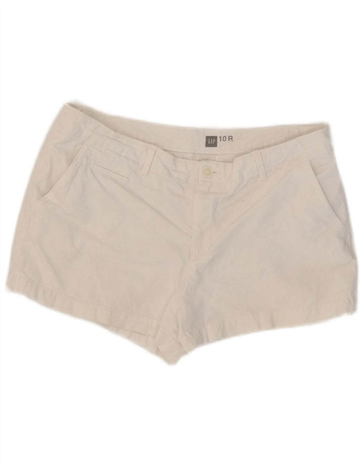 Pantaloni caldi pentru femei Gap US 10 Large W32 Bumbac alb