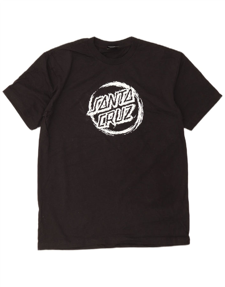 Tricou grafic pentru bărbați Santa Cruz Top Mediu Negru